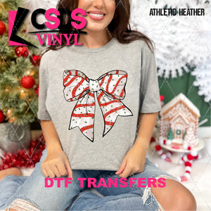 DTF Transfer - DTF010655 Christmas Coquette Bow 4