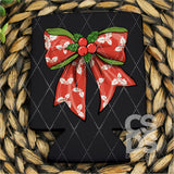 DTF Transfer - Stock Gang Sheet - DTFGANG0116 Christmas Coquette Bows