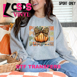 DTF Transfer - DTF010691 Pumpkin Season Stacked Word Art