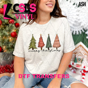 DTF Transfer - DTF010723 Merry Christmas Simple Trees