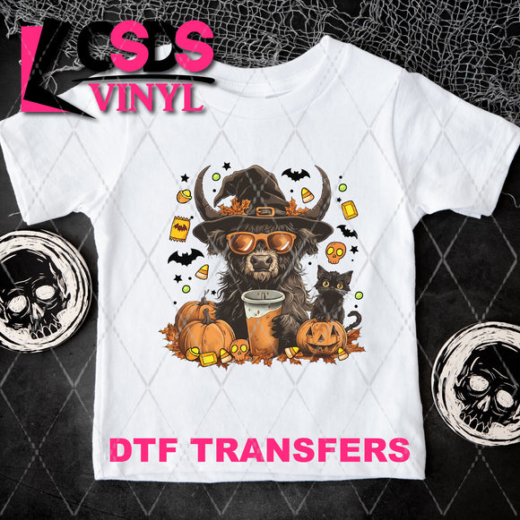 DTF Transfer - DTF010739 Halloween Cow