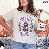 DTF Transfer - DTF010741 Cold like My Soul Purple Coffee