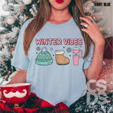 DTF Transfer - DTF010769 Winter Vibes Hat Shoe Cup