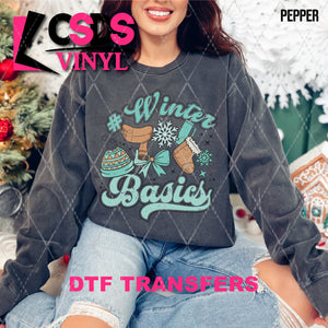 DTF Transfer - DTF010772 Winter Basics