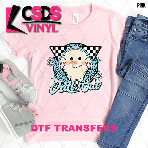 DTF Transfer - DTF010775 Chill Out Snowman