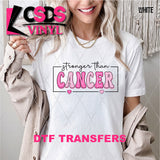 DTF Transfer - DTF010788 Stronger than Cancer