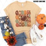 DTF Transfer - DTF010825 Gobble Turkey Word Art