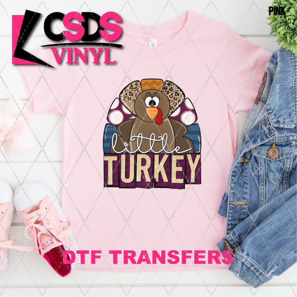 DTF Transfer - DTF010829 Little Turkey Maroon