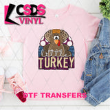 DTF Transfer - DTF010829 Little Turkey Maroon