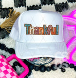 DTF Transfer - DTF010839 Thankful Faux Embroidery