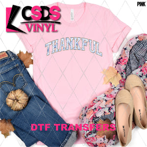 DTF Transfer - DTF010841 Thankful Varsity Toil