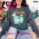 DTF Transfer - DTF010846 Tis the Season Snowman and Hot Cocoa