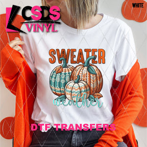 DTF Transfer - DTF010849 Sweater Weather Pumpkins