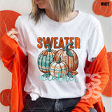 DTF Transfer - DTF010849 Sweater Weather Pumpkins