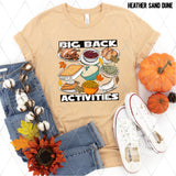 DTF Transfer - DTF010877 Big Back Activities Thanksgiving Dinner