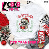 DTF Transfer - DTF010937 Sorry Santa I've Been Feral