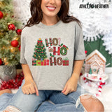 DTF Transfer - DTF010941 Ho Ho Ho Christmas Tree