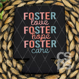 DTF Transfer - DTF010955 Foster Love Hope Care