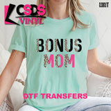 DTF Transfer - DTF010984 Pink and Black Leopard Bonus Mom