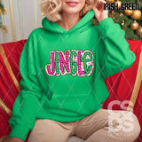 DTF Transfer - DTF010993 Jingle Pink and Green