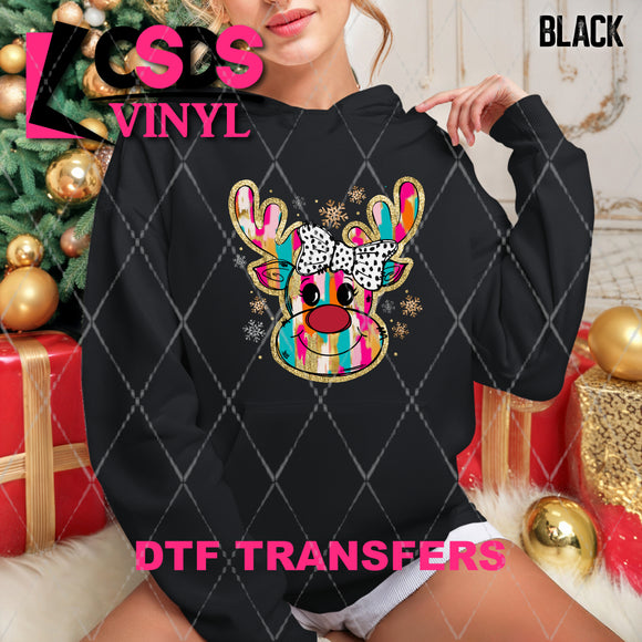 DTF Transfer - DTF010998 Whimsical Reindeer