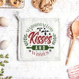 DTF Transfer - DTF011025 Marshmallow Kisses and Wishes - Tea Towel/Pot Holder