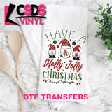 DTF Transfer - DTF011030 Have a Holly Jolly Christmas - Tea Towel/Pot Holder