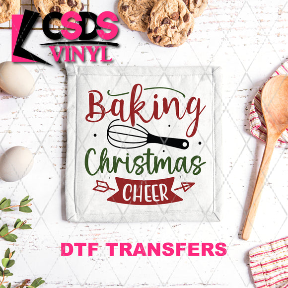 DTF Transfer - DTF011034 Baking Christmas Cheer - Tea Towel/Pot Holder