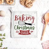 DTF Transfer - DTF011034 Baking Christmas Cheer - Tea Towel/Pot Holder