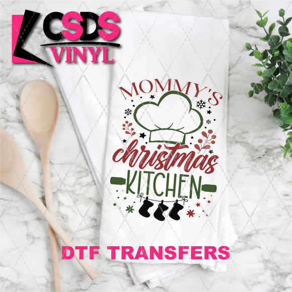 DTF Transfer - DTF011036 Mommy's Christmas Kitchen - Tea Towel/Pot Holder