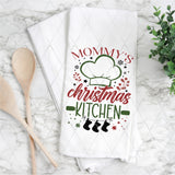 DTF Transfer - DTF011036 Mommy's Christmas Kitchen - Tea Towel/Pot Holder