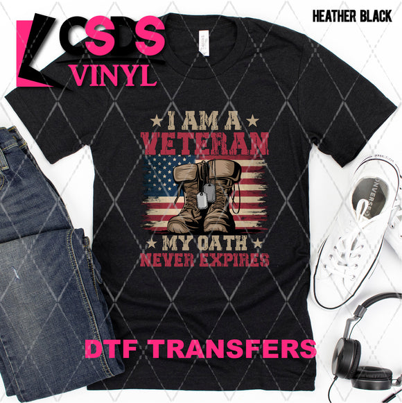 DTF Transfer - DTF011046 I Am A Veteran