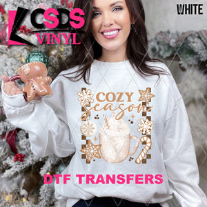 DTF Transfer - DTF011066 Cozy Season Hot Cocoa/Coffee