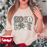 DTF Transfer - DTF011082 Ho Ho Woof