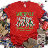 DTF Transfer - DTF011092 North Pole Christmas Tree Farm Green