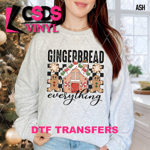 DTF Transfer - DTF011095 Gingerbread Everything