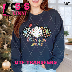 DTF Transfer - DTF011101 Christmas Junkie Ornament Trio