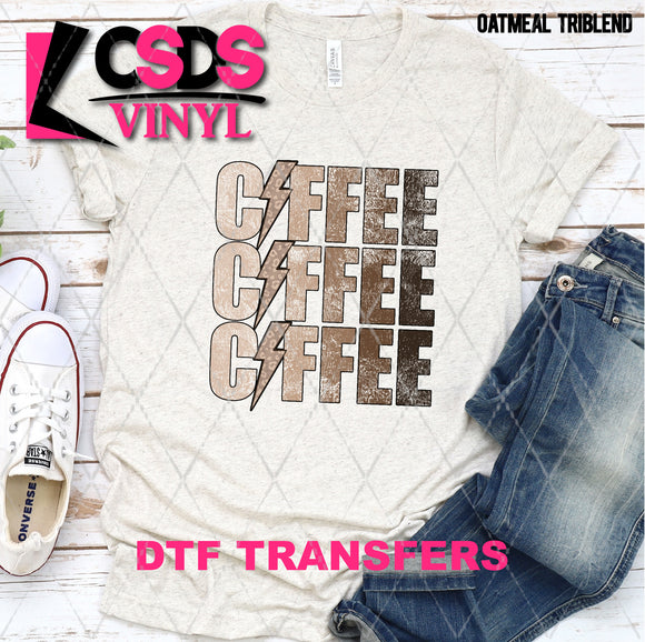 DTF Transfer - DTF011131 Coffee Stacked Word Art