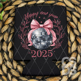 DTF Transfer - DTF011132 Happy New Year 2025 Coquette Disco Ball