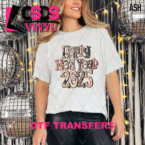 DTF Transfer - DTF011148 Happy New Year 2025