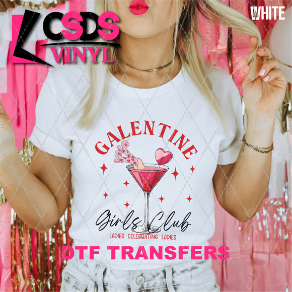 DTF Transfer - DTF011216 Galentine Girls Club