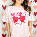 DTF Transfer - DTF011223 Galentines Gang Heart Glasses