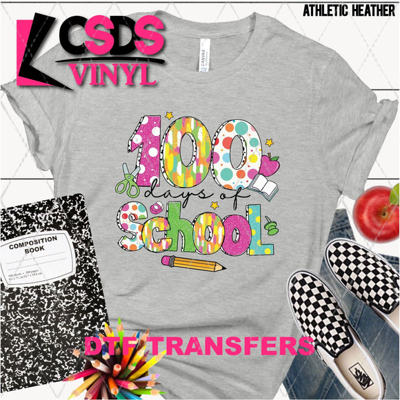 DTF Transfer - DTF011243 100 Days of School