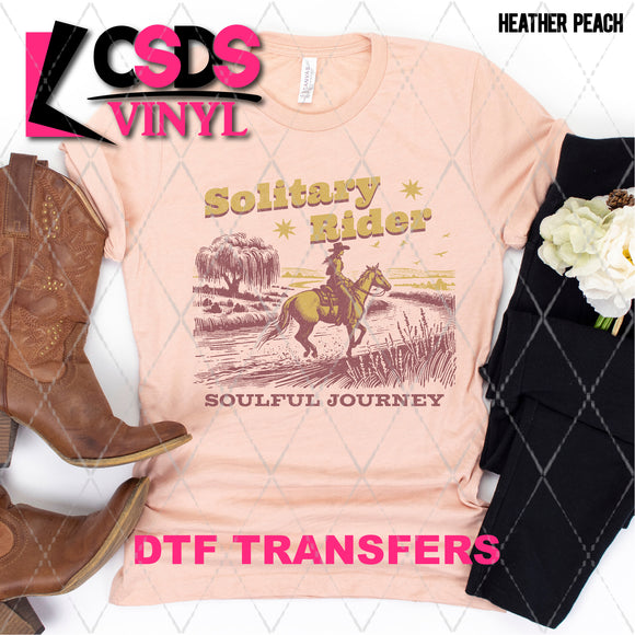 DTF Transfer - DTF011261 Solitary Rider