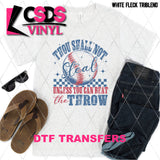 DTF Transfer - DTF011733 Though Shall Not Steal Baseball