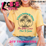 DTF Transfer - DTF011751 You Better Know How to Swim