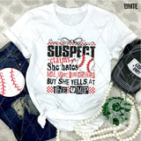 DTF Transfer - DTF011764 Suspect Claims Bad Sportsmanship Baseball