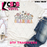 DTF Transfer - DTF011771 Grandma Flowers