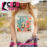 DTF Transfer - DTF011820 Turquoise & Cowboys