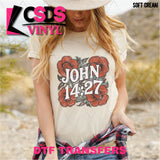 DTF Transfer - DTF011851 Vintage Floral John 14:27